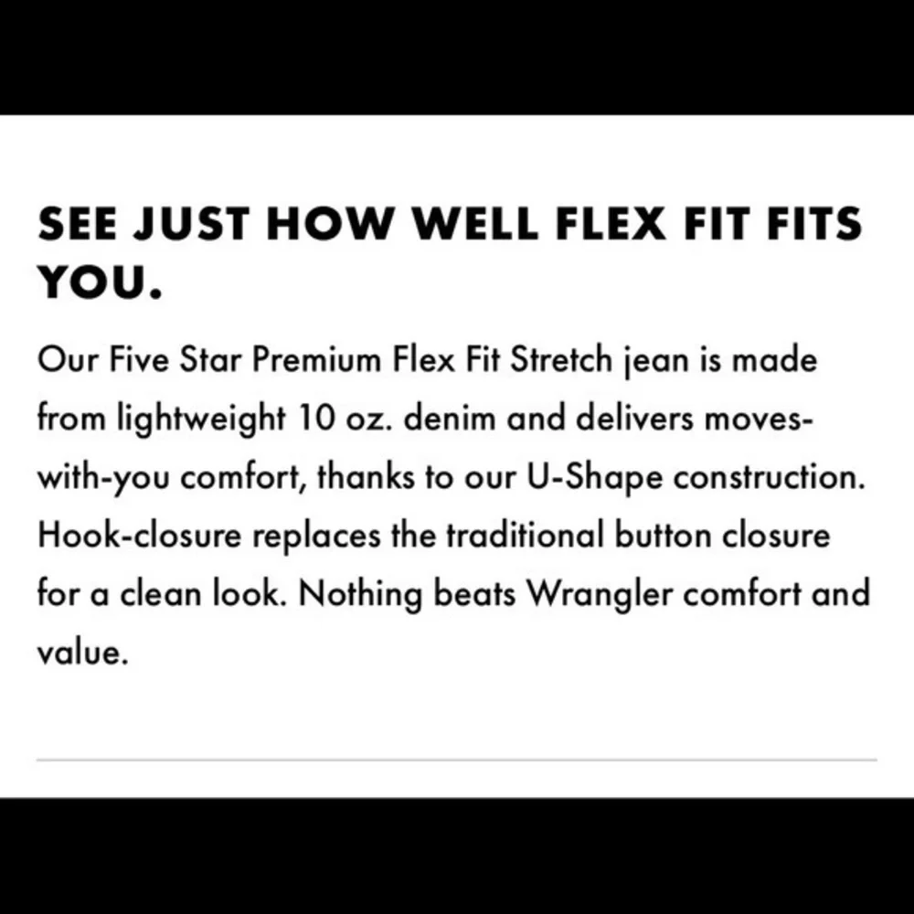Men’s Wrangler jeans